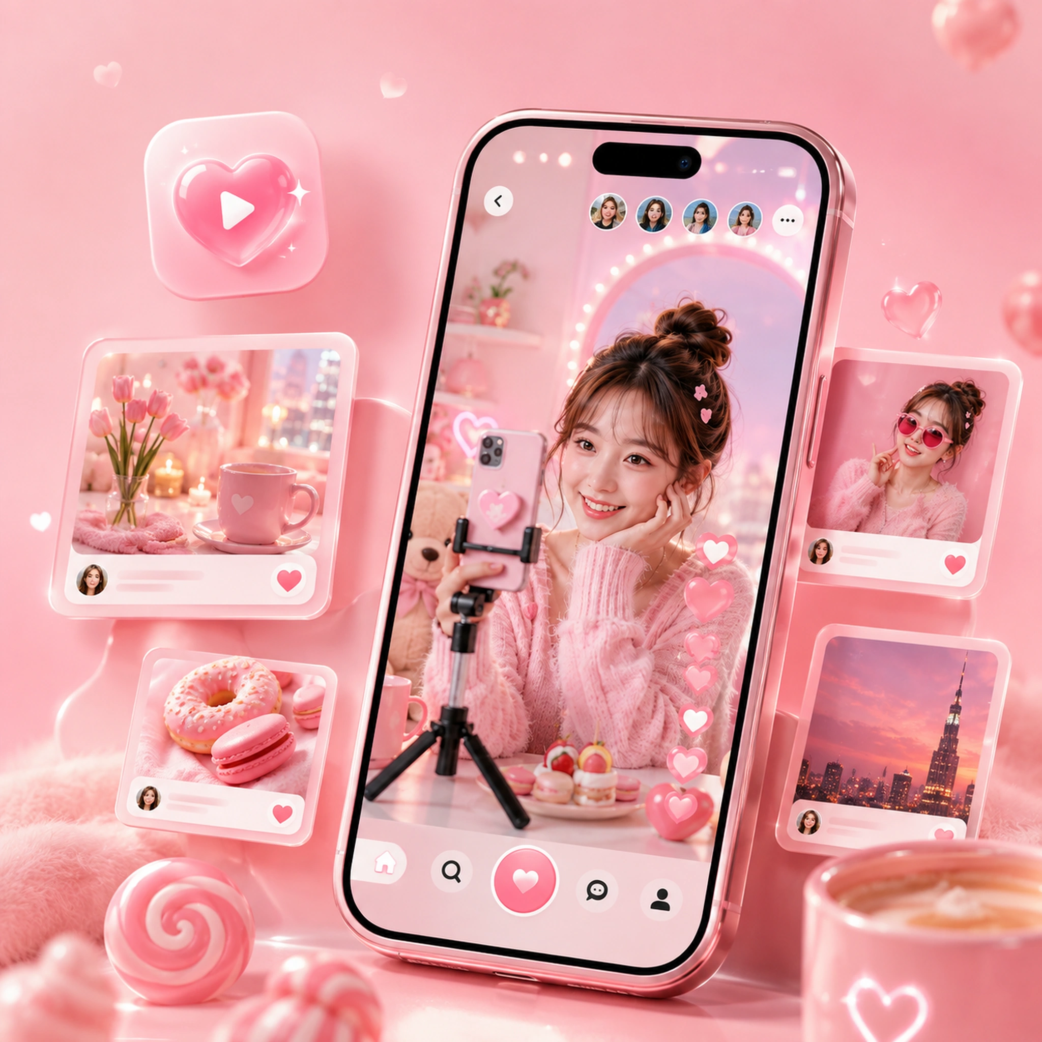糖心vlog APP界面展示